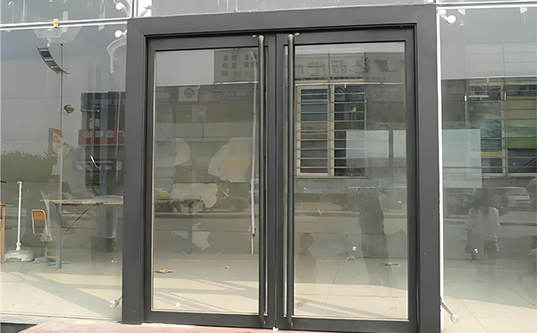 静宁玻璃地弹门
