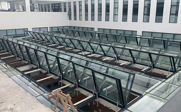 百安科技有限公司近期静宁排烟窗项目案例分享